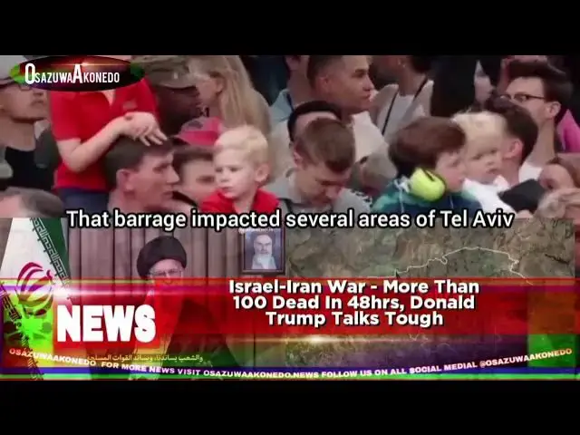 'Video thumbnail for Israel-Iran War - More Than 100 Dead In 48hrs, Donald Trump Talks Tough'