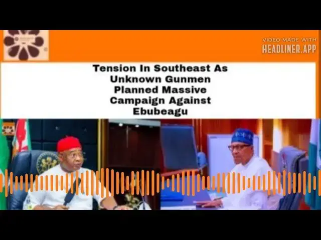 Video thumbnail for Tension In Southeast As Unknown Gunmen Planned Massive Campaign Against Ebubeagu ~ OsazuwaAkonedo