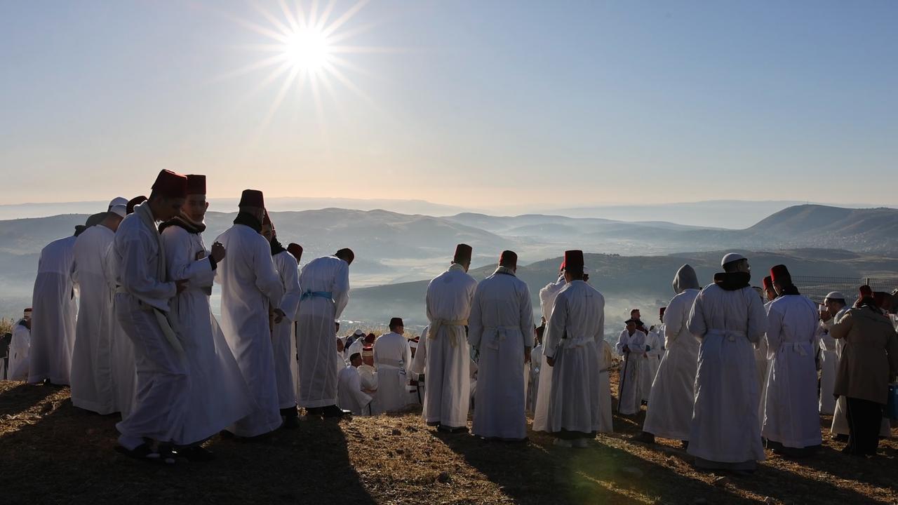 Video thumbnail for Samaritans Mark Passover Gerizim West Bank 8.