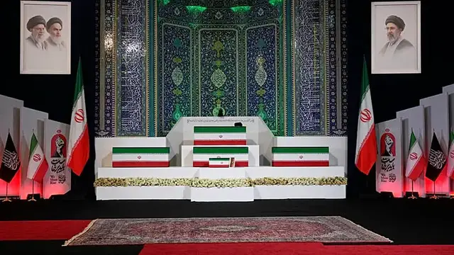 Video thumbnail for Iran's slain supreme leader lying in state in Tehran head of funeral events