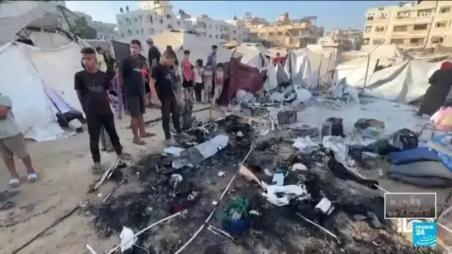'Video thumbnail for Israeli military says controls 40 percent of Gaza City as strikes intensify'