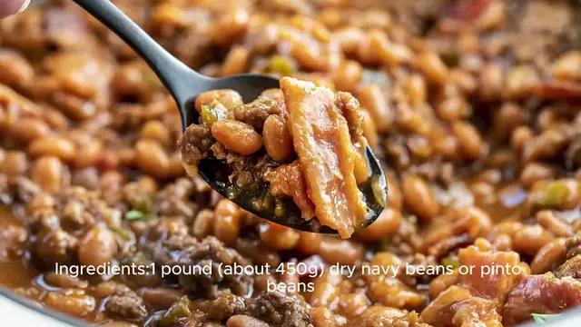 Video thumbnail for Cowboy Baked Beans Recipe