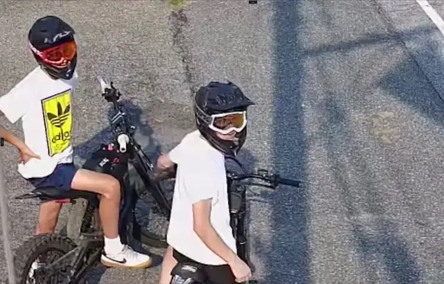 Video thumbnail for Glen Cove police searching for pair of illegal e-bike riders interfering with traffic stops