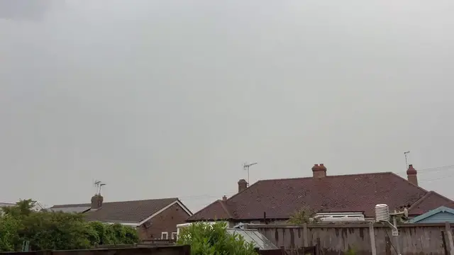 Video thumbnail for UK: Lightning Stirkes During Stormy Weather in Herne Bay.