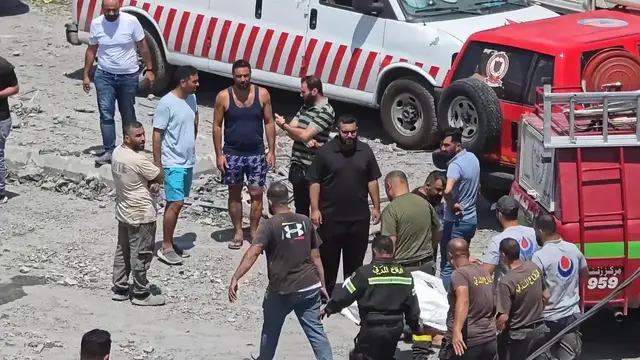 Video thumbnail for Lebanon: Death toll from Israeli strikes on southern Lebanon rises to 11 (2).