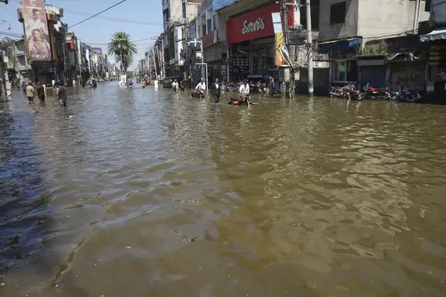 'Video thumbnail for Pakistan flooding: Lives left in ruin after historic flooding in Gujrat'