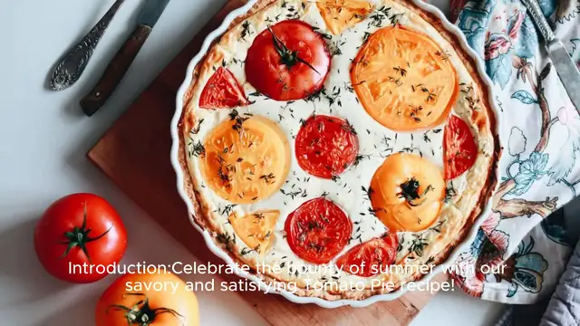 Video thumbnail for Tomato Pie Recipe
