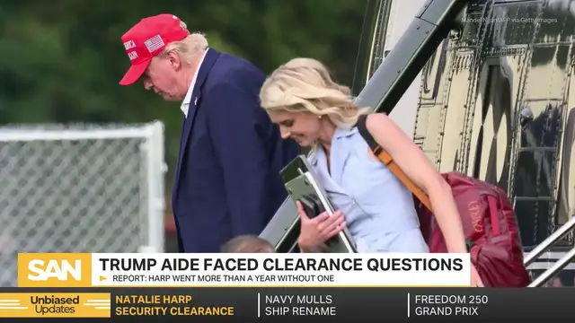 Video thumbnail for USS Lincoln finally heads home; Navy may replace Black war hero’s name with Trump on carrier