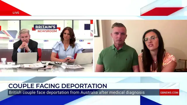 Video thumbnail for British couple claims their 'future is uncertain' after being threatened with deportation by Australian government