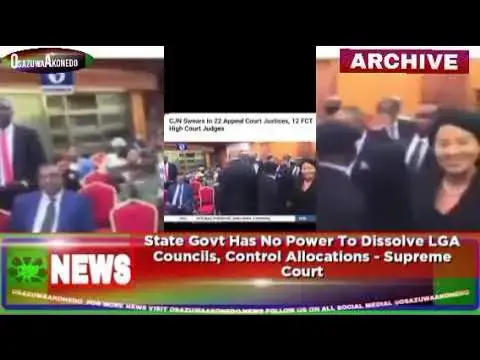 Video thumbnail for State Govt Has No Power To Dissolve LGA Councils, Control Allocations - Supreme Court