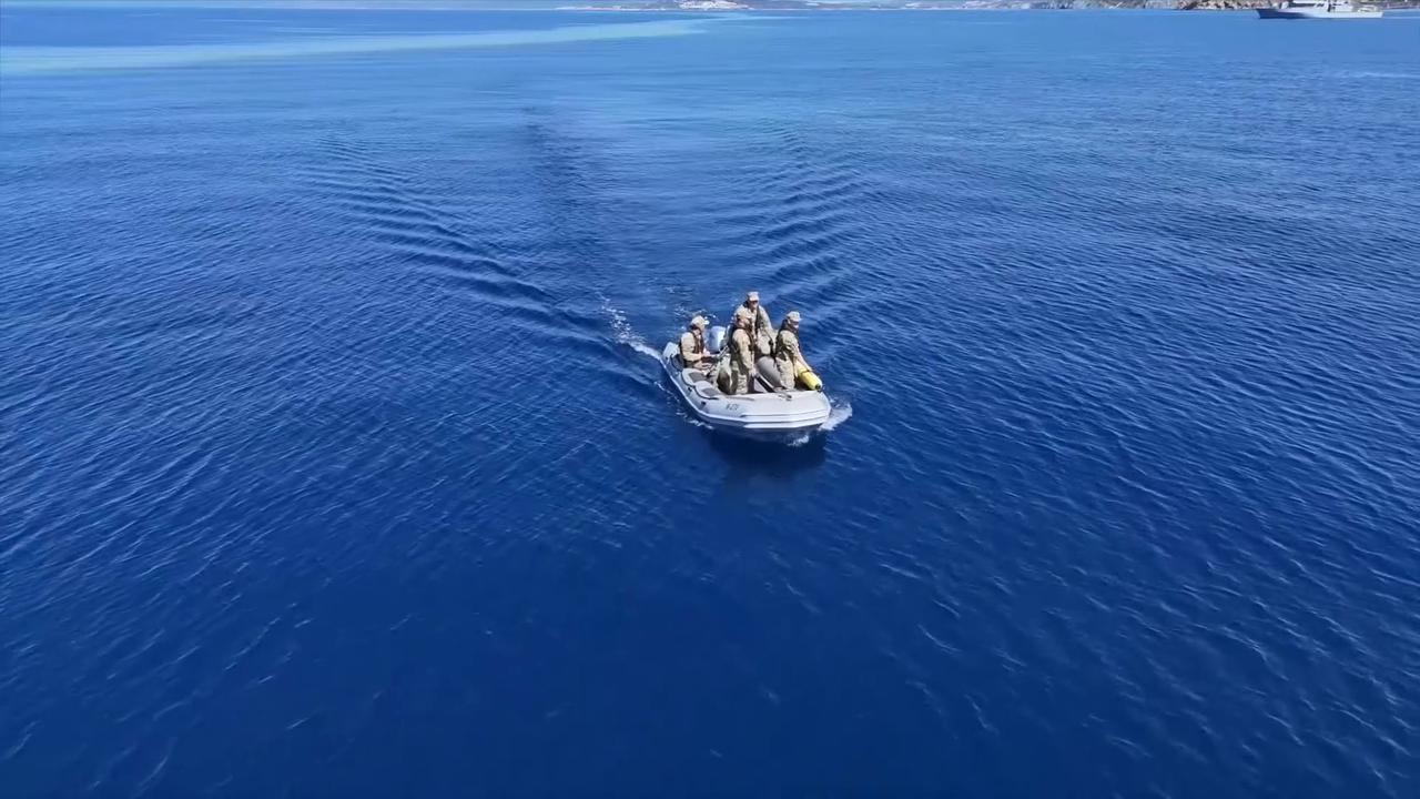 Video thumbnail for Türkiye: Türkiye conducts mine-hunting exercise off Izmir as part of EFES-2026.