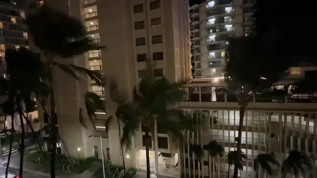 Video thumbnail for US: Hurricane Lala Batters Waikiki, Hawaii, With Strong Winds.