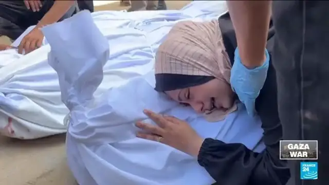 'Video thumbnail for Israel tells famine-stricken Gaza City residents to leave ahead of offensive'