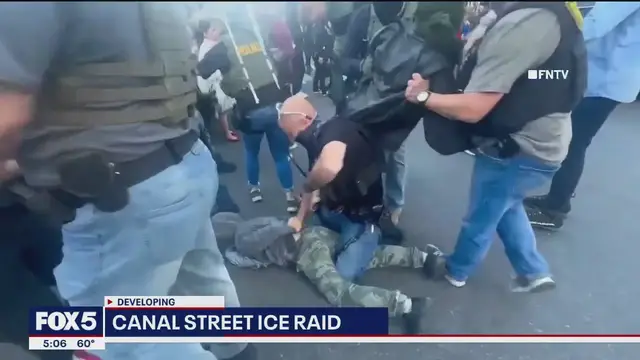 'Video thumbnail for Fallout after Canal Street ICE raid'