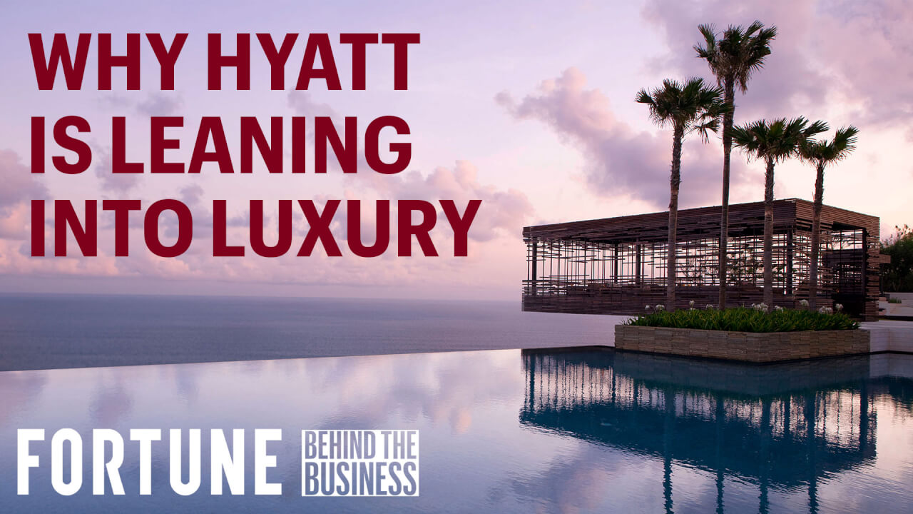 Video thumbnail for Why Hyatt is Leaning into Luxury | Behind the Business