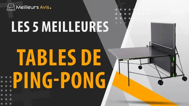 Video thumbnail for ⭐️ MEILLEURE TABLE DE PING-PONG - Comparatif 2023