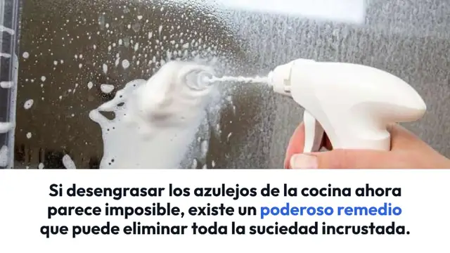 Video thumbnail for Cómo desengrasar los azulejos de la cocina, solo así eliminarás toda la suciedad