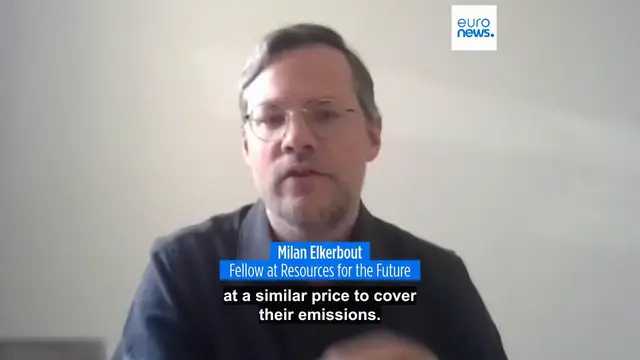 Video thumbnail for EU's carbon border tax on heavy industry goods goes into effect risking trade escalation