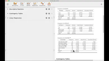'Video thumbnail for Missing values in JASP'