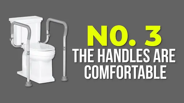 Video thumbnail for HOMLAND T6 Toilet Safety Rails Review
