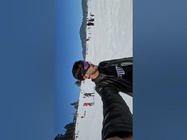 Video thumbnail for “Gliding through snow, chasing freedom.” ⛷️❄️ #skiing #trending #viral #nature #gulmarg #beauty