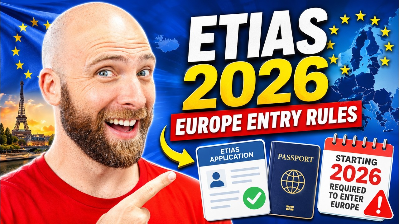 Video thumbnail for New 2026 Europe Travel Visa Requirements ETIAS