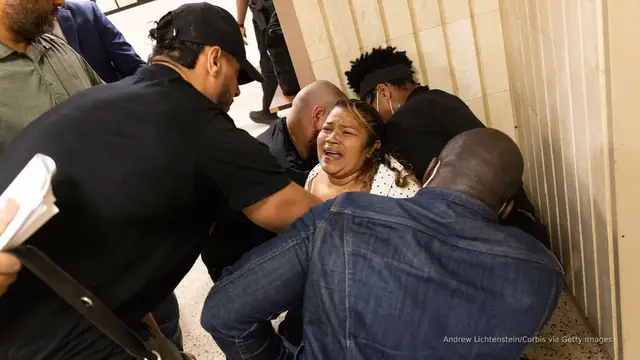 Video thumbnail for ICE detention hits record high, most detainees not convicted of crimes