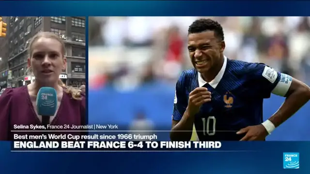 Video thumbnail for England beat France 6-4 to finish third