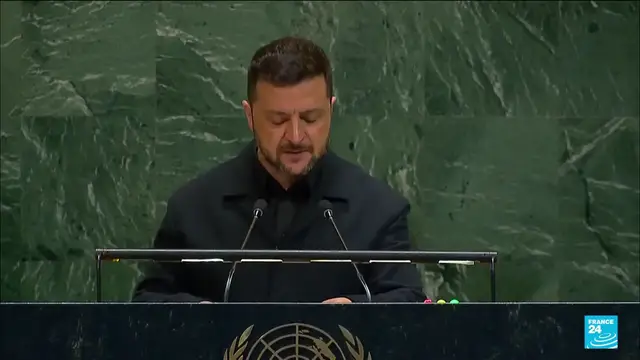 'Video thumbnail for Ukraine’s president says the world is in `the most destructive arms race in human history’'