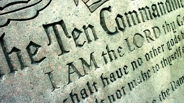 'Video thumbnail for Judge blocks Ark. Ten Commandments rule, says it 'injects' religion into school'