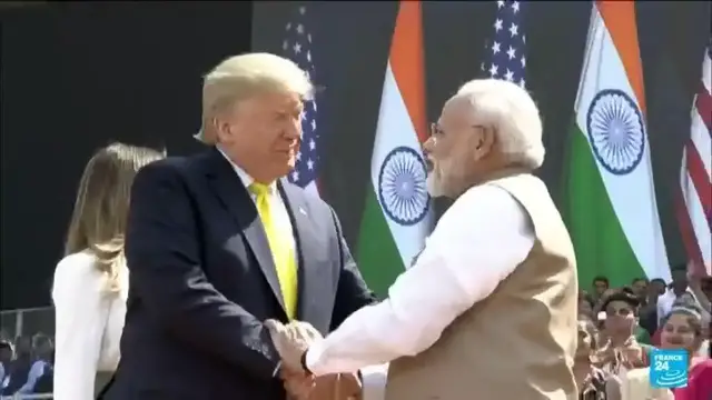 'Video thumbnail for Trump threatens India with high tariffs over Russian oil'