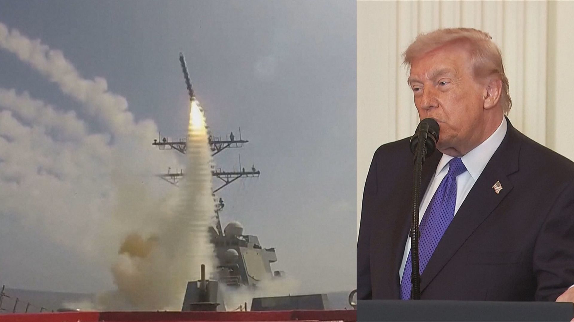 Video thumbnail for Trump’s Iran war message: President uses evolving justification for attack