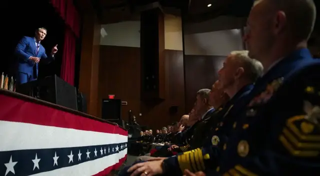 'Video thumbnail for Trump backs Hegseth’s call for tougher US military standards'