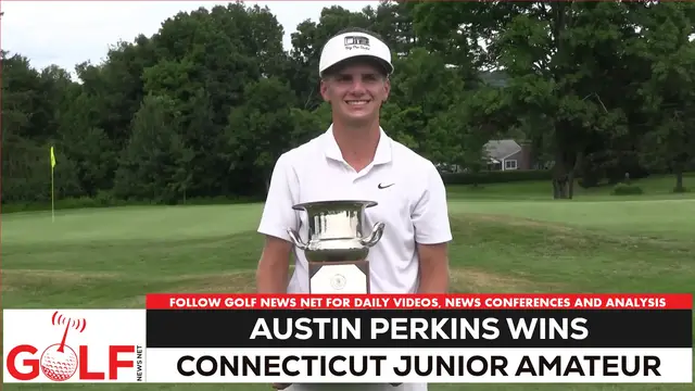 Video thumbnail for Austin Perkins makes history with 85th Connecticut Junior Amateur win