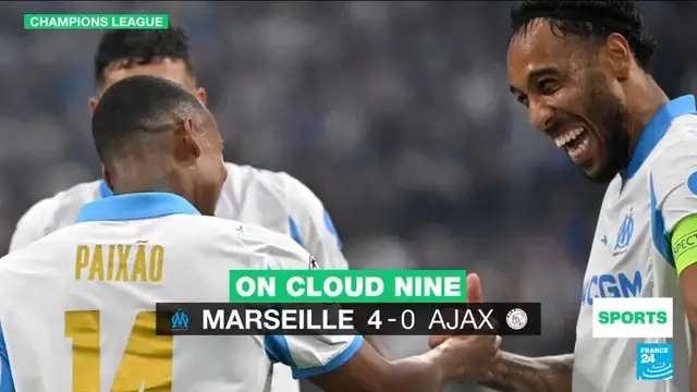 'Video thumbnail for Football: Olympique Marseille roundly defeated Ajax Amsterdam (4-0)'