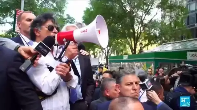 'Video thumbnail for US to revoke Colombian president's visa over comments at pro-Palestinian gathering'