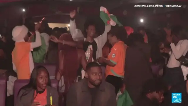 Video thumbnail for AFCON celebrations take over in the Paris region