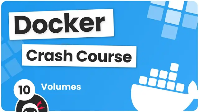 Video thumbnail for Docker Crash Course #10 - Volumes