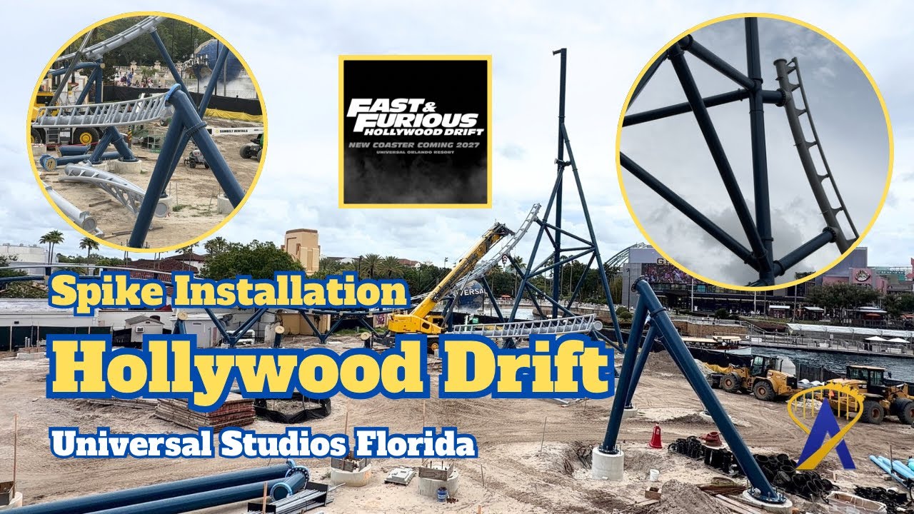 Video thumbnail for Fast and Furious Hollywood Drift Update, Spike Track Install! - Universal Studios Florida