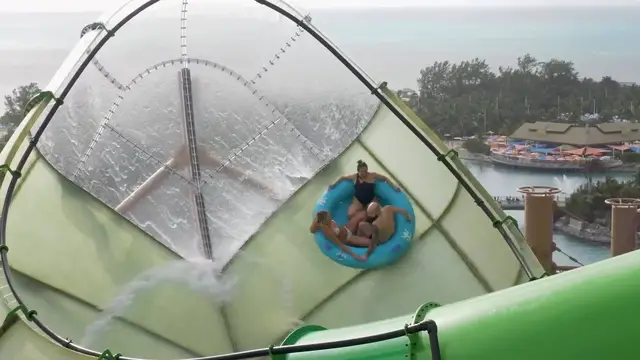 'Video thumbnail for Storm Surge Water Slide POV on Icon of the Seas Royal Caribbean'