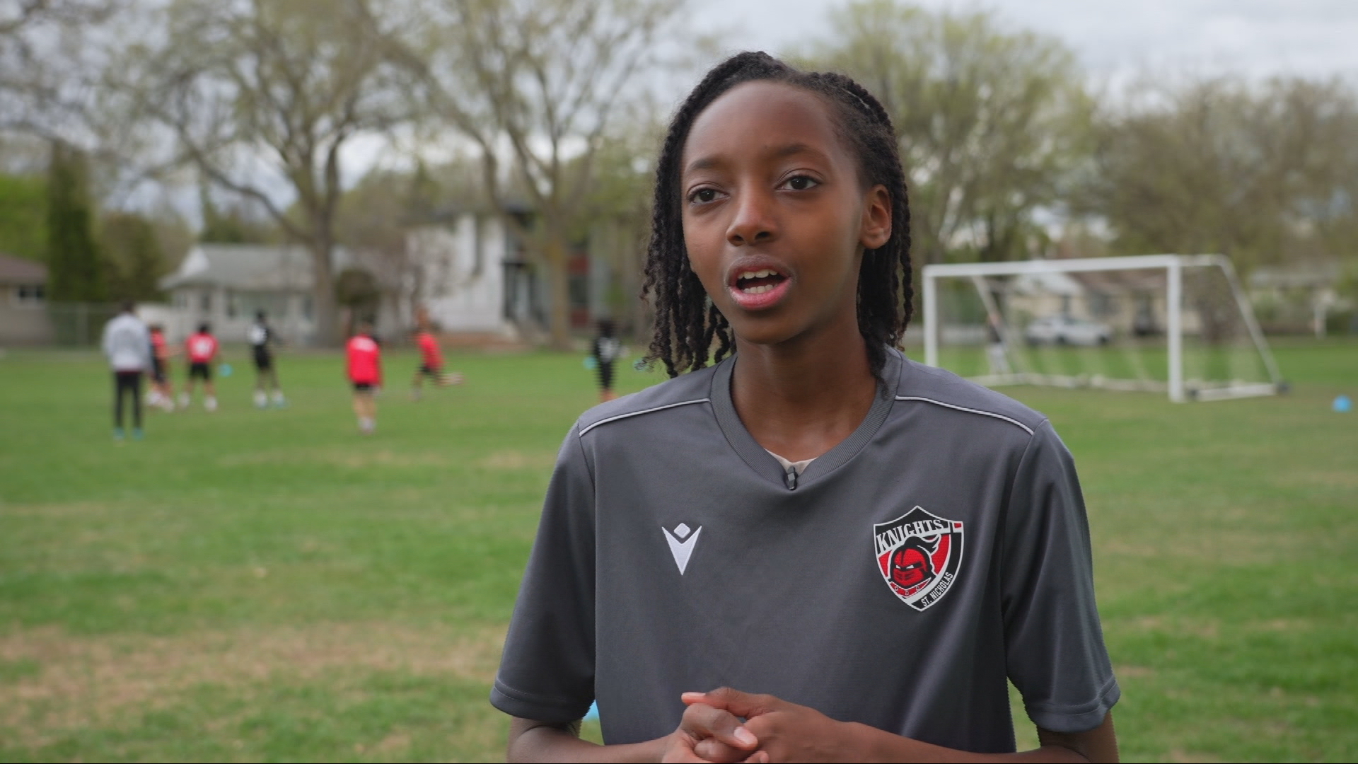 Video thumbnail for Canada’s Alphonso Davies inspires Edmonton’s next generation of footballers