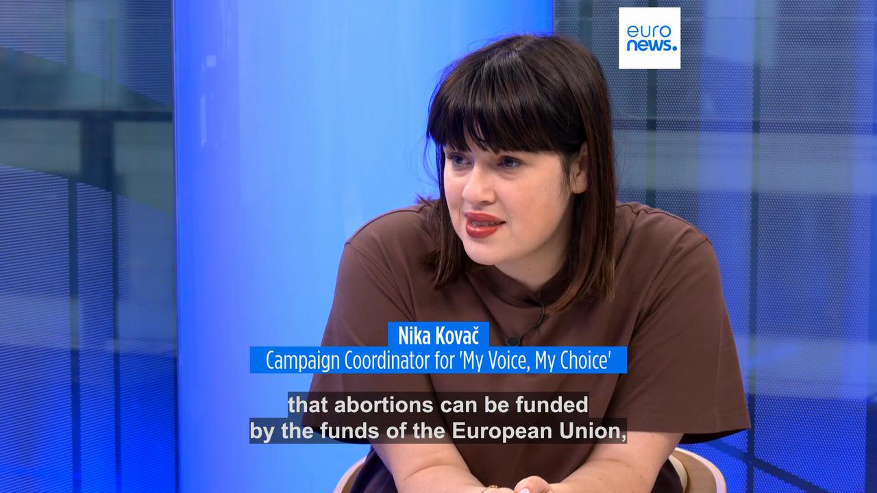 Video thumbnail for My Voice, My Choice citizens' initiative hails 'historic' EU decision on accessible abortion