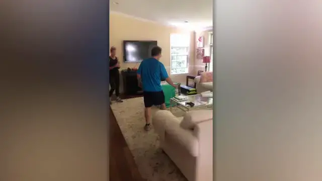 Video thumbnail for Uncle Jumps With Joy After Nephew Emerges From Box | Happily TV