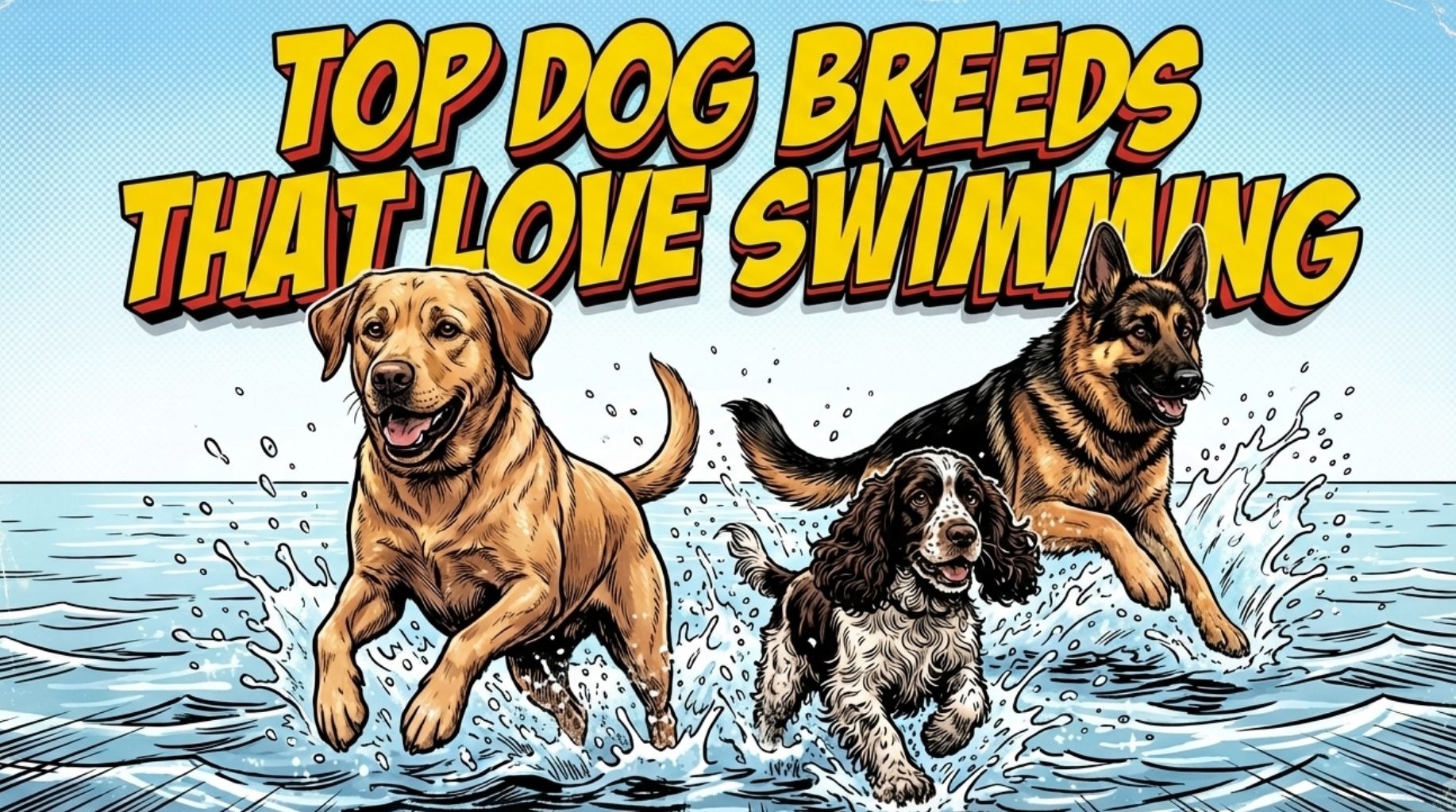 Video thumbnail for Top 10 Dog Breeds That Love To Swim