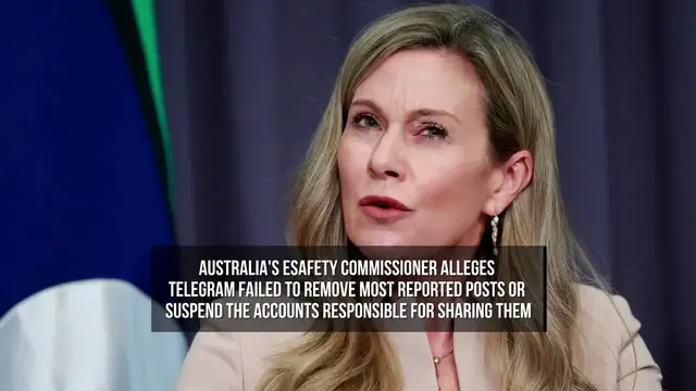 Video thumbnail for Australia Sues Telegram Over Alleged Terror Content Failures.