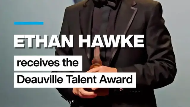 Video thumbnail for Ethan Hawke receives the Deauville Talent Award