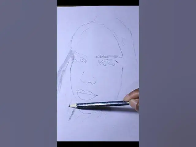 Video thumbnail for Billie Eilish Pencil Drawing || Whatsapp Status #Shorts