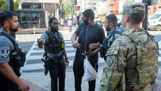 'Video thumbnail for Trump proposes using ‘high-crime’ cities for military training'