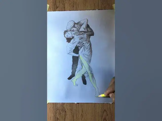 Video thumbnail for Romantic Couple #art #drawing #draw #shorts