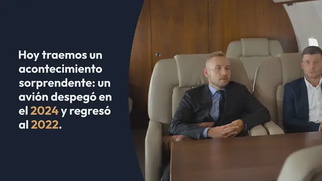 Video thumbnail for NOTICIAS DE ULTIMO MINUTO AVIÓN DESPEGO EN EL 2024 Y REGRESO AL 2022